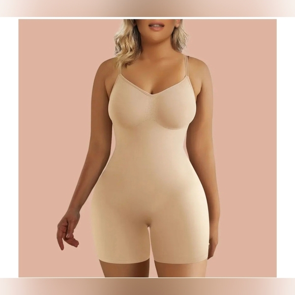 SHAPERX Seamless Full Body Tummy Control Bodysuit Shapewear #663 NWOT - Picture 1 of 5